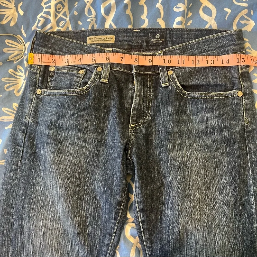 Adriano Goldschmied The Tomboy Relaxed Straight Crop Jeans Size 26 - Picture 7 of 14